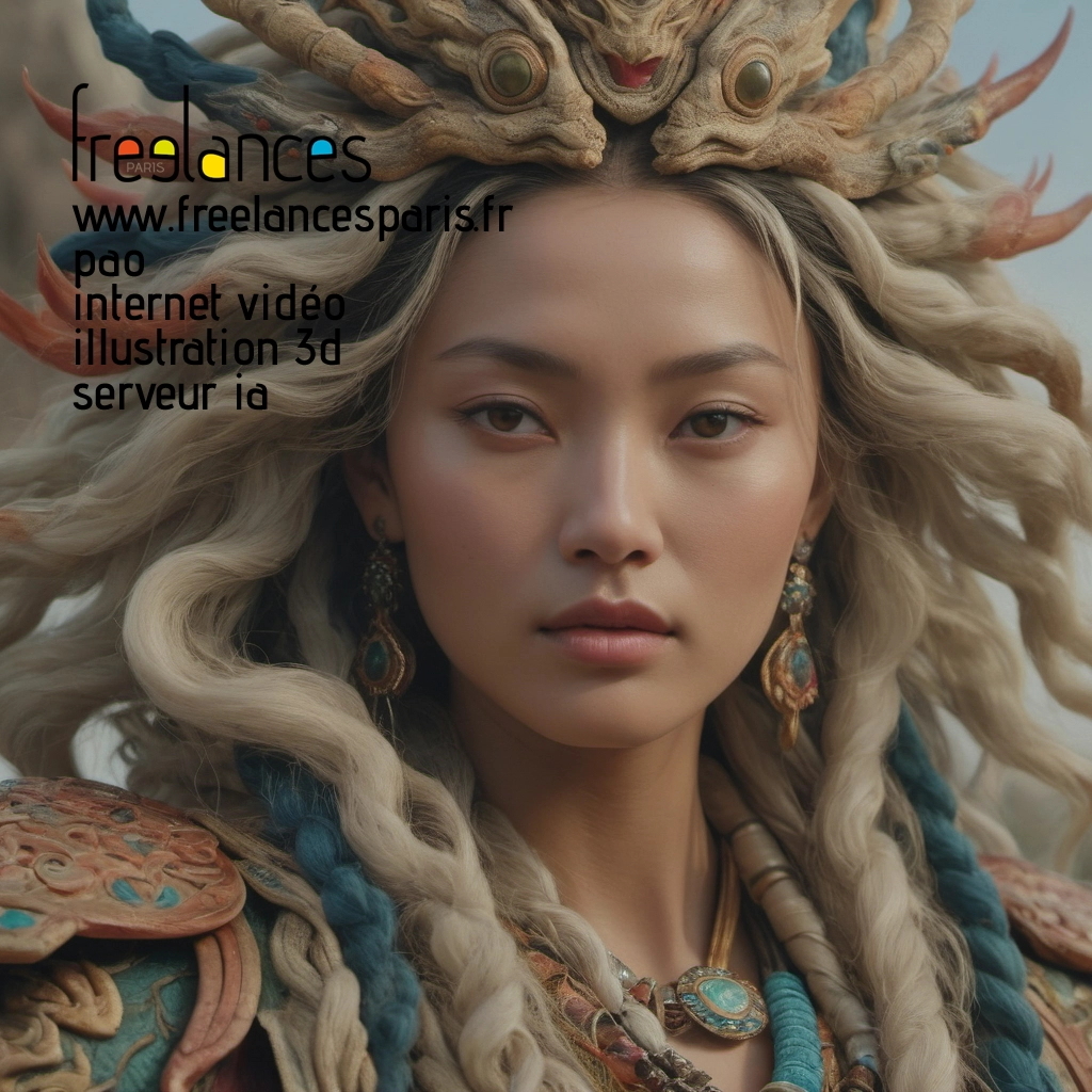 Pao mise en page internet vidéo illustration 3d serveur IA générative AI freelance paris studio de création magazines 8ldneu20